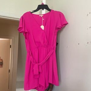 Fuchsia romper size medium